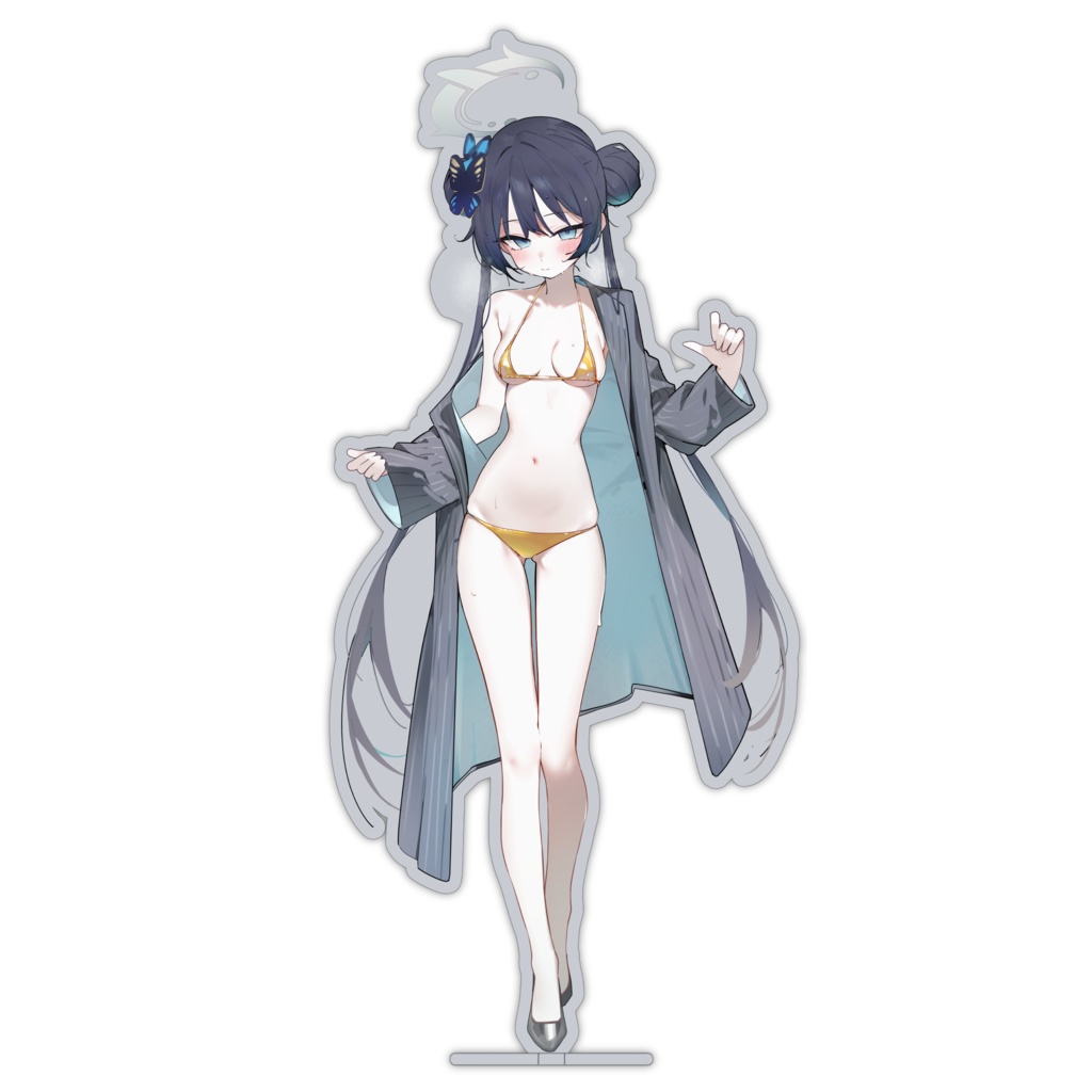 【受注期間 ～1/12】C107合わせ　アクリルスタンド 竜華キサキ(ぬぎぬぎ)