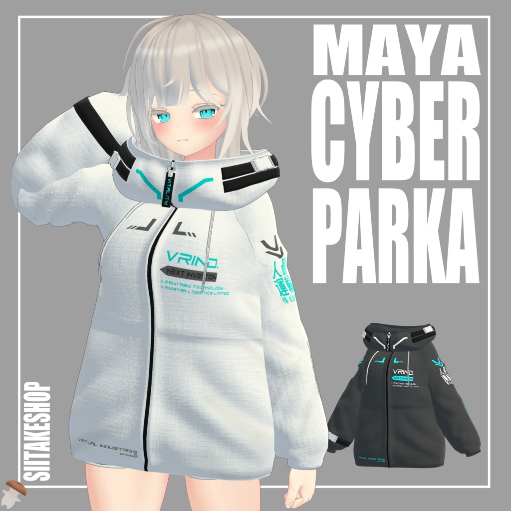 CYBER PARKA 【For Maya】
