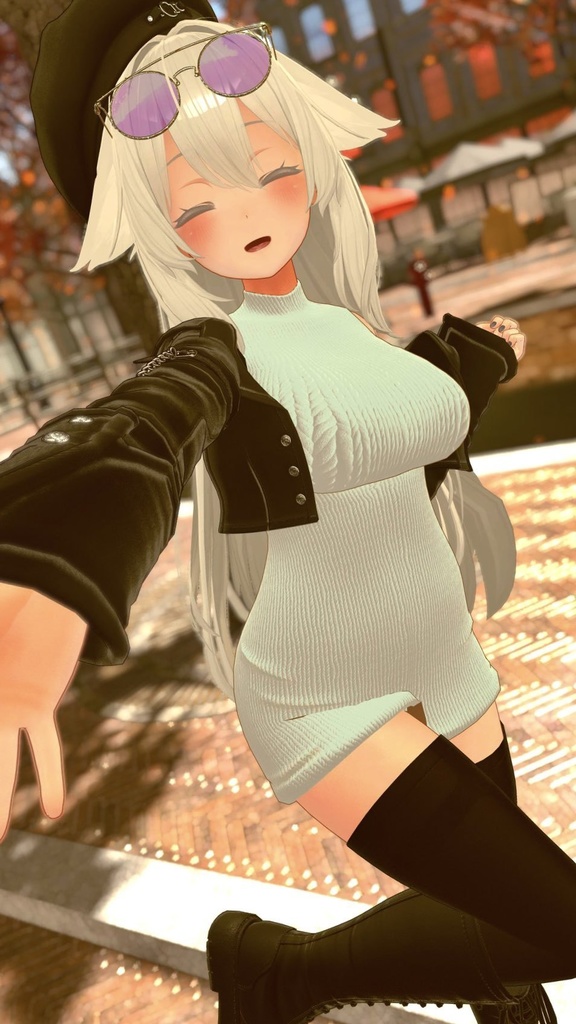 LIFTABLE SWEATER たくし上げれる縦セタ