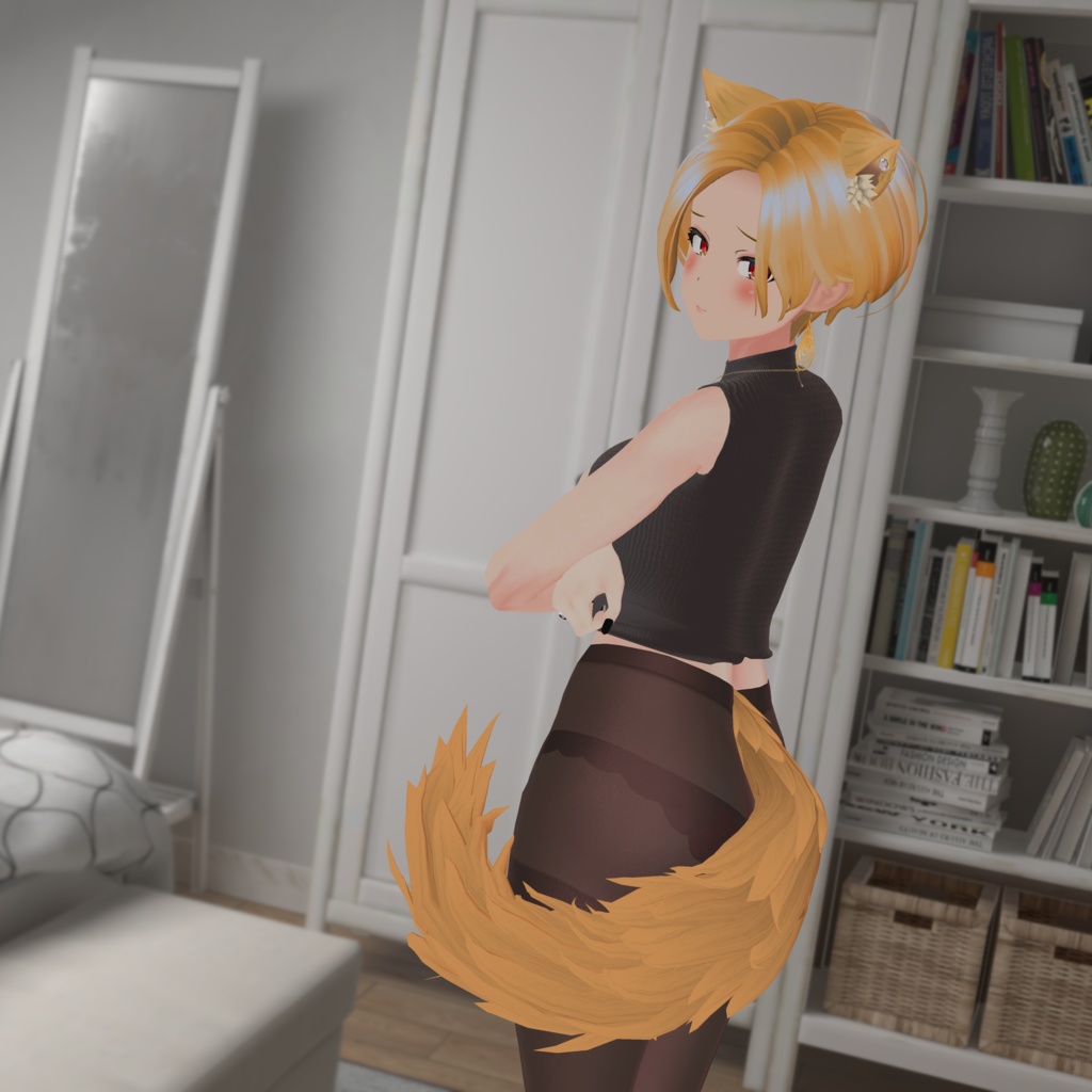 LIFTABLE SWEATER たくし上げれる縦セタ