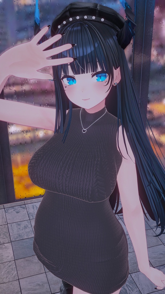 LIFTABLE SWEATER たくし上げれる縦セタ