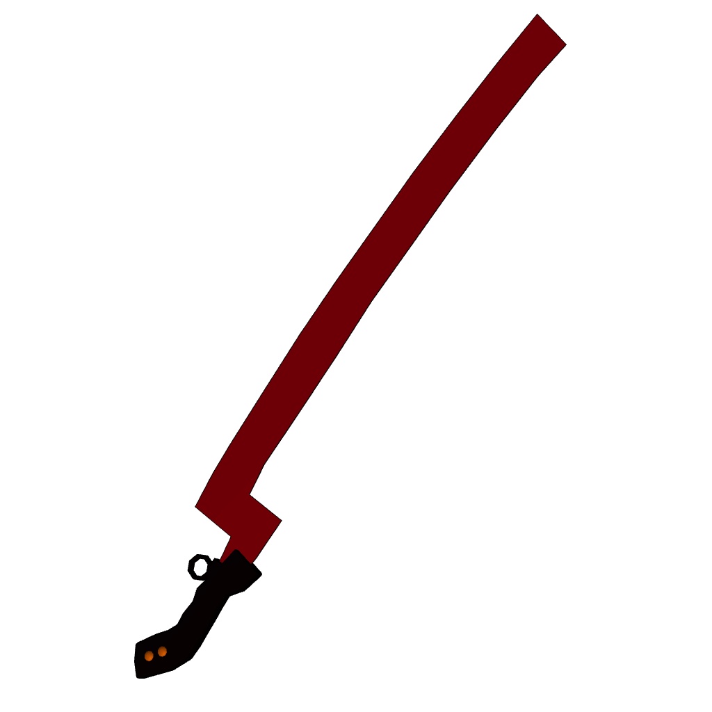 【クリスタ用3D素材】世界樹の迷宮４・ナイトシーカーの剣