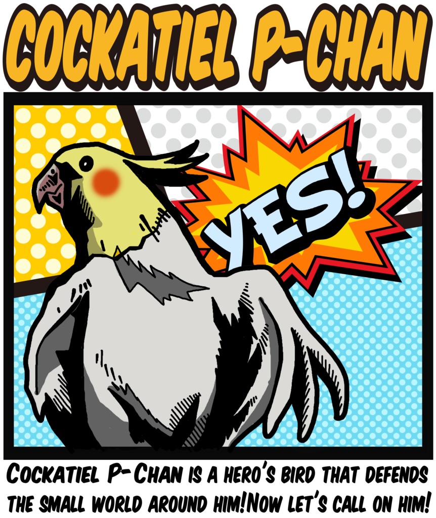 オカメインコピーちゃんTシャツ