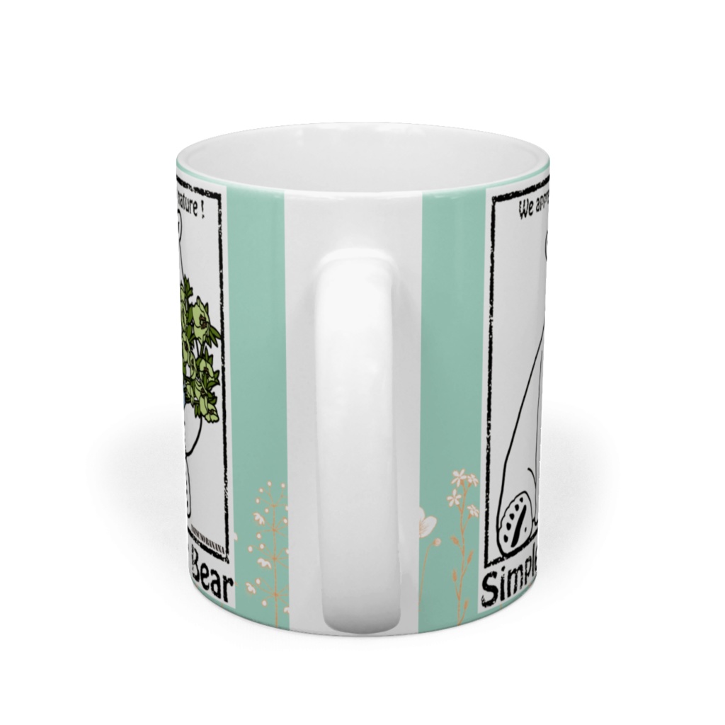 Simple polar Bear マグカップ