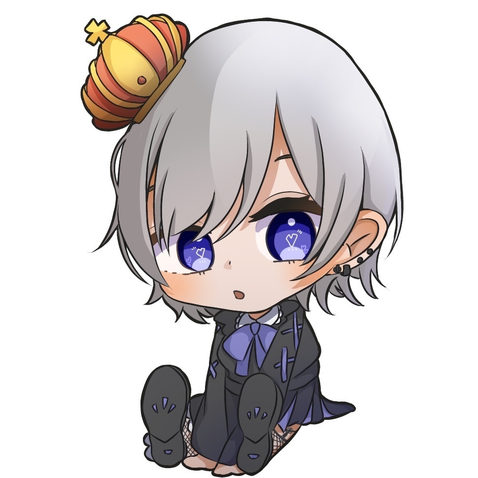 りん。お座りアクキー