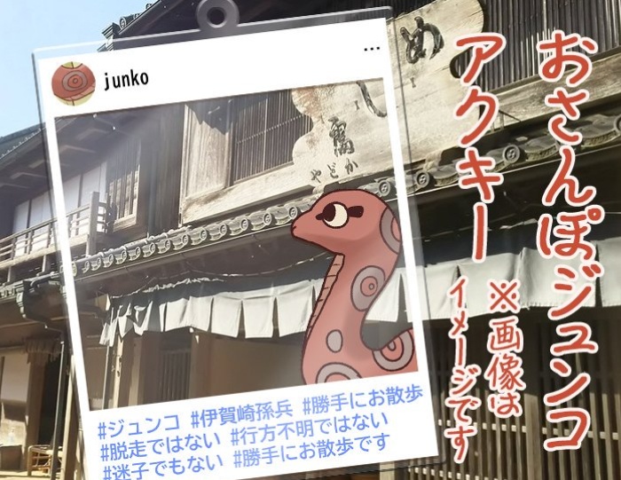 ジュンコ　おさんぽアクリルキーホルダー