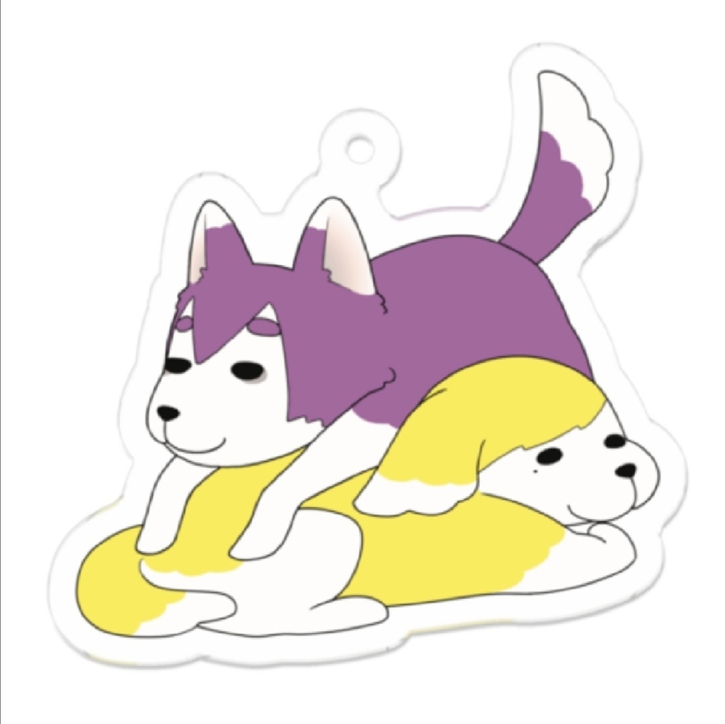 しるはこ犬アクキー※クリックポスト(送料安い方)