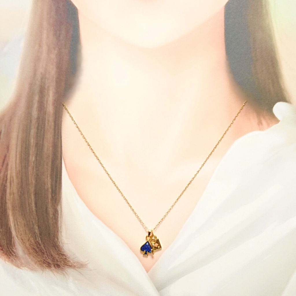 次回再販未定★ハーツラビュル寮/デュースイメージ スート&鍵ネックレス