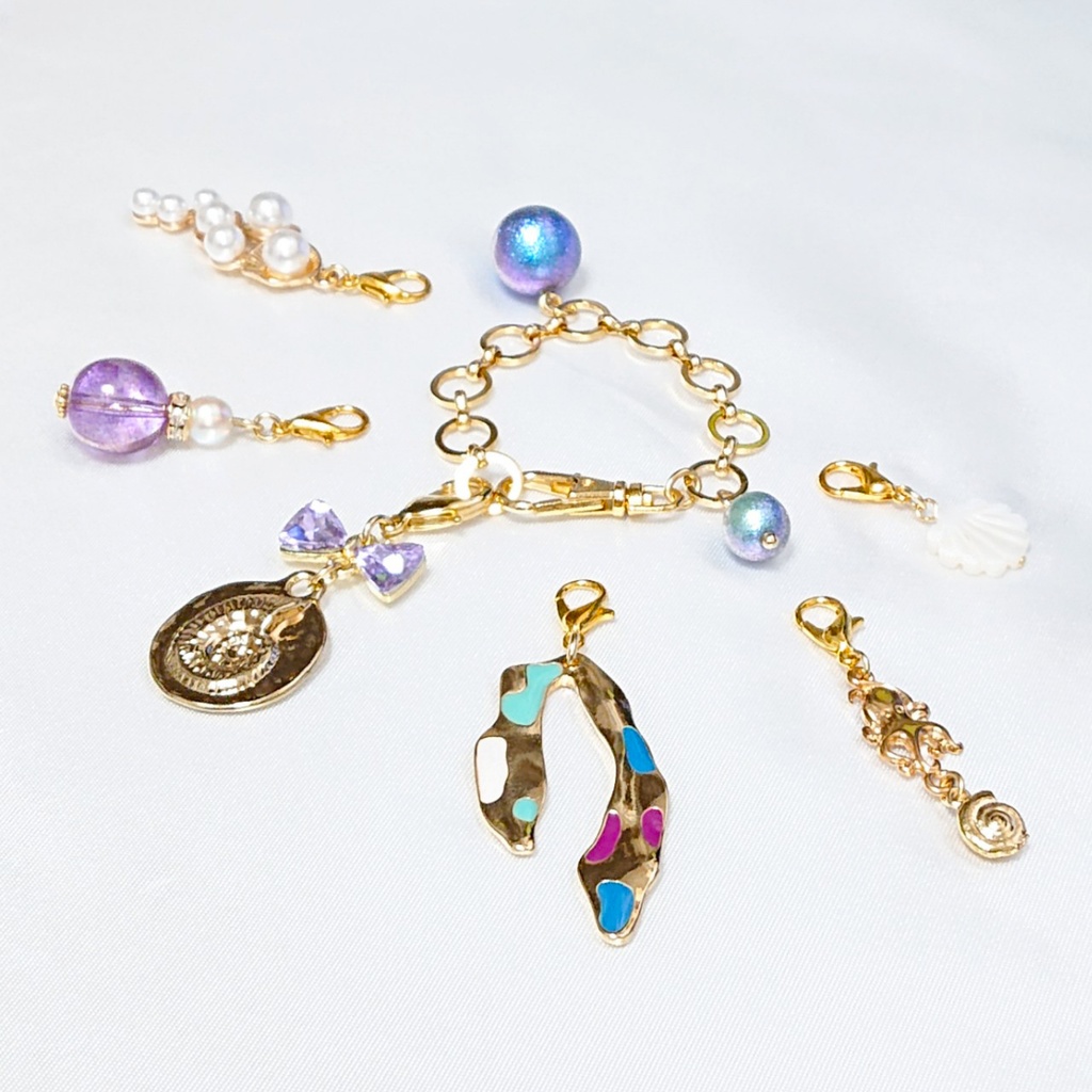 1点限り★オクタヴィネル寮/アズール/ジェイド/フロイドイメージ ミニバッグチャーム