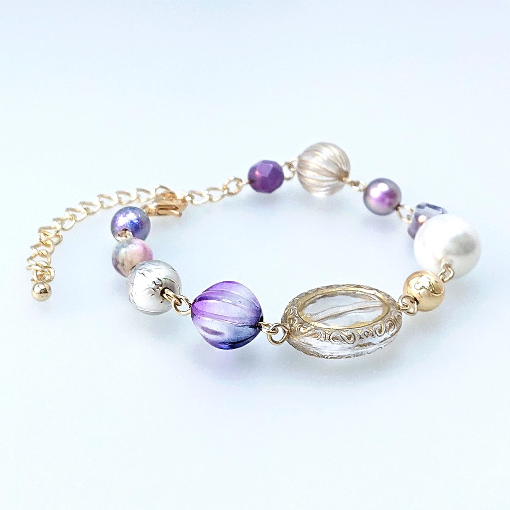 1点限定★アズールイメージ アシンメトリービーズ ブレスレット 154