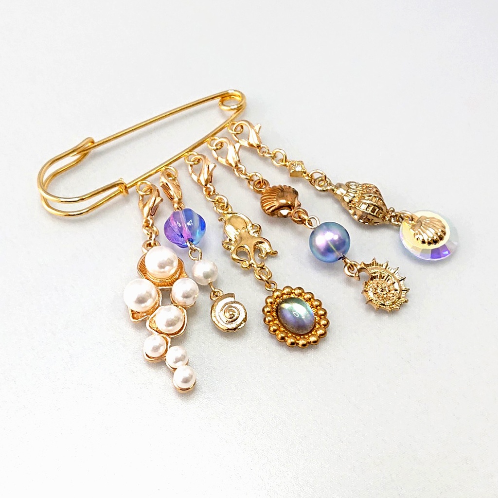 1点限定★オクタヴィネル寮イメージブローチ/アズール・ジェイド・フロイド 173