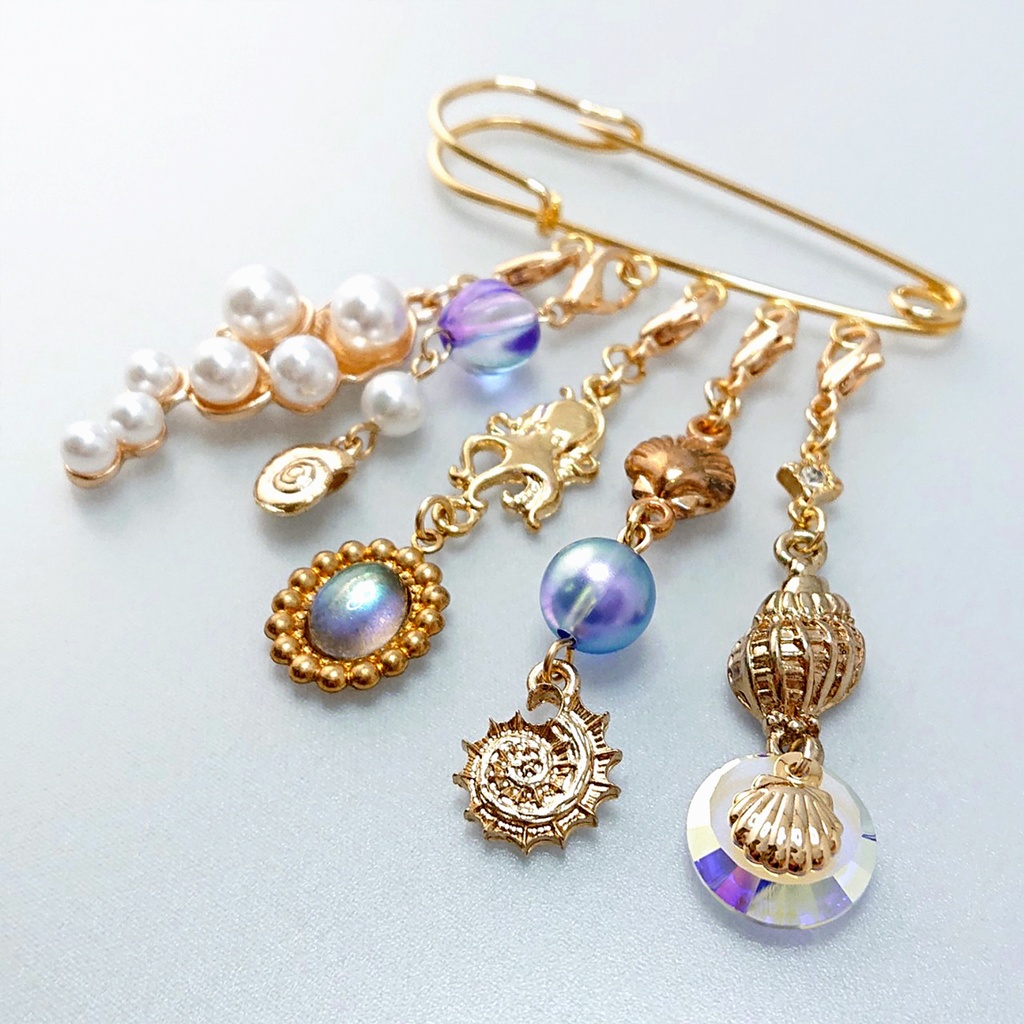 1点限定★オクタヴィネル寮イメージブローチ/アズール・ジェイド・フロイド 173