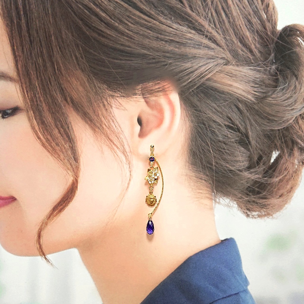 再販未定★レオナ・キングスカラー/フェアリーガライメージ シャンデリア風ピアス/イヤリング 186