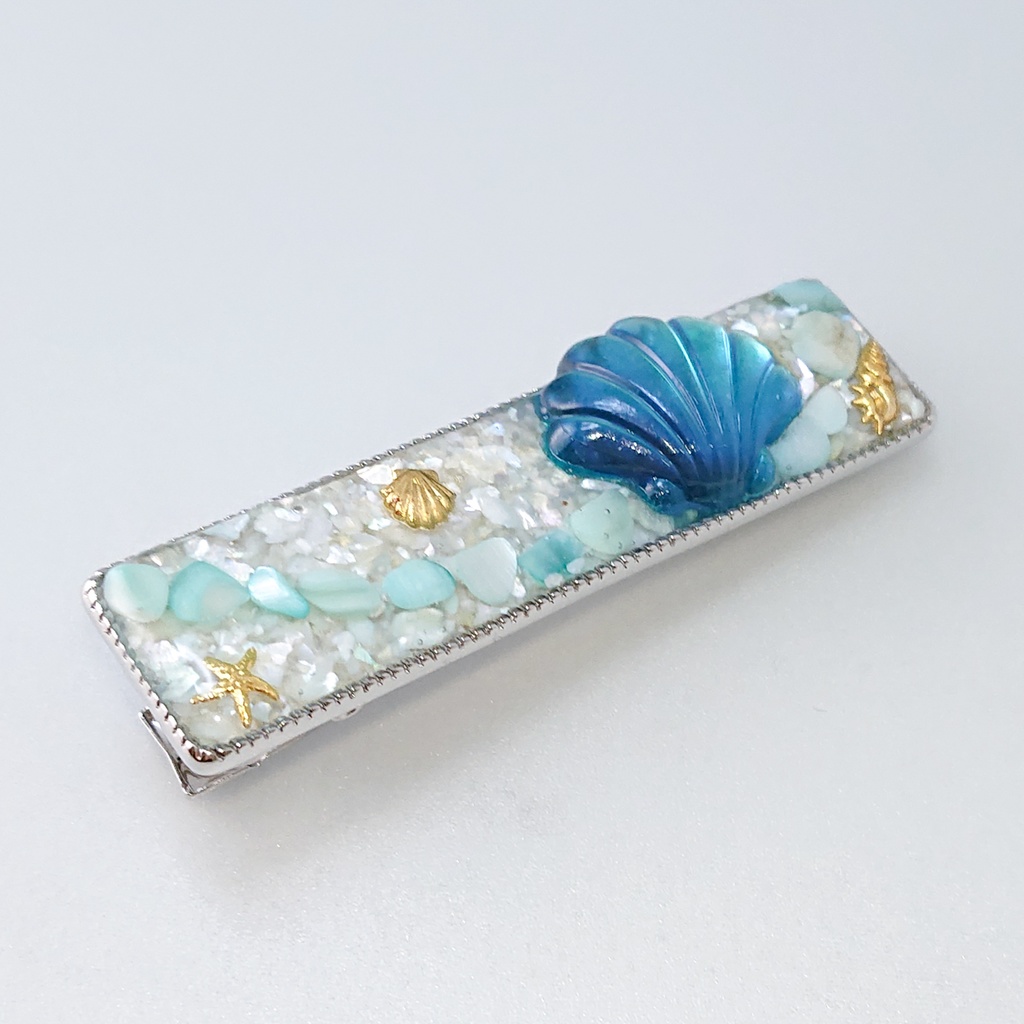 1点限り★オクタヴィネル寮/リーチ兄弟イメージ(b) シェルモチーフヘアクリップ 171