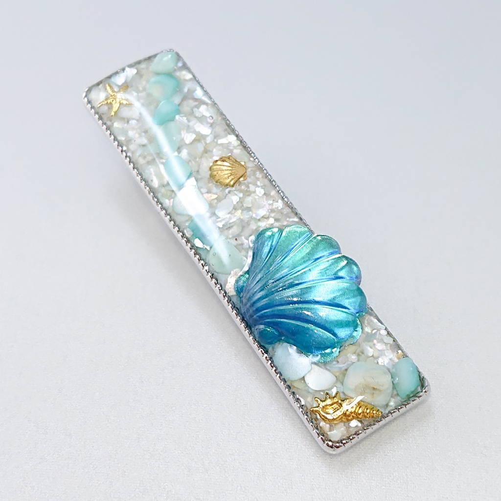 1点限り★オクタヴィネル寮/リーチ兄弟イメージ(b) シェルモチーフヘアクリップ 171