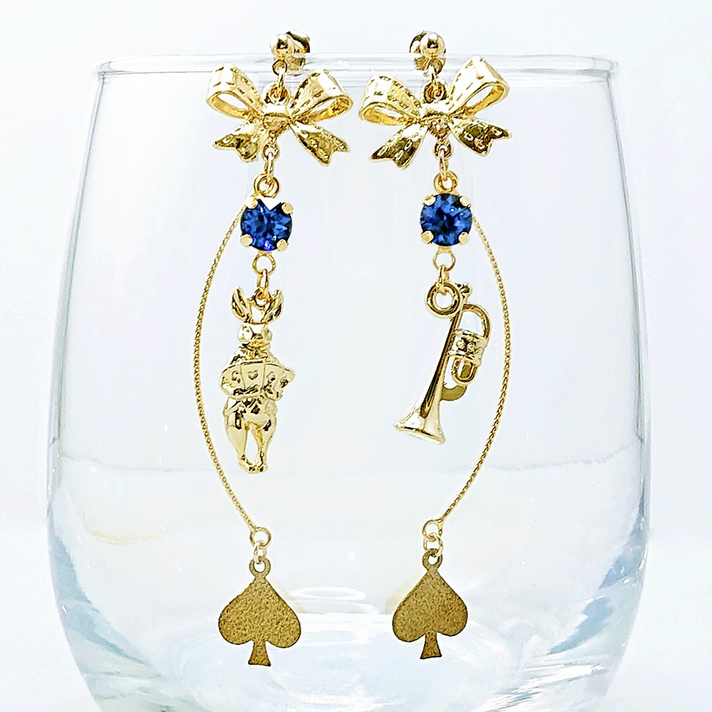 1点限定★デュース・スペード/ラビット・フェスイメージ  ピアス/イヤリング