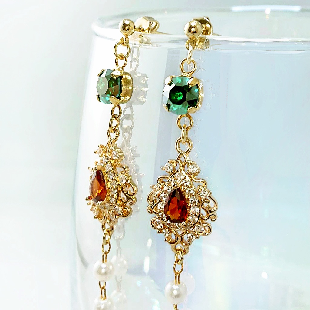 完全1点限定★リュクスクチュール/ジャミルイメージ ロングデザイン ピアス/イヤリング