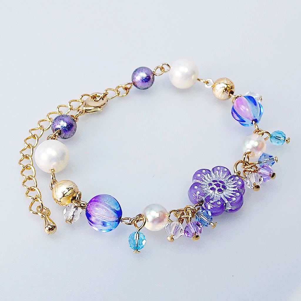 1点限り★アズール/フェアリーガラ イメージ(概念)フラワーブレスレット