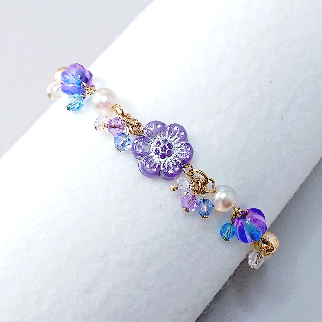 1点限り★アズール/フェアリーガラ イメージ(概念)フラワーブレスレット
