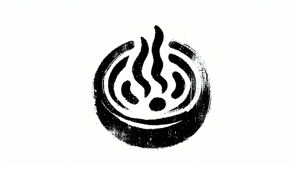 【和風】余白筆 墨絵の旅路 - 車窓と古都の情景素材集