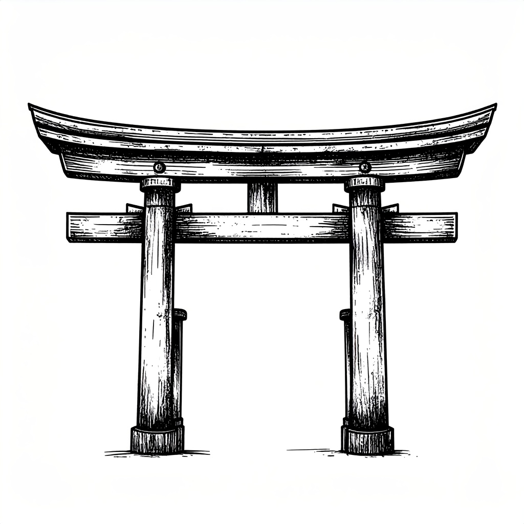 【SNSアイコン】余白筆 墨画 - 伝統の和文化モチーフ集