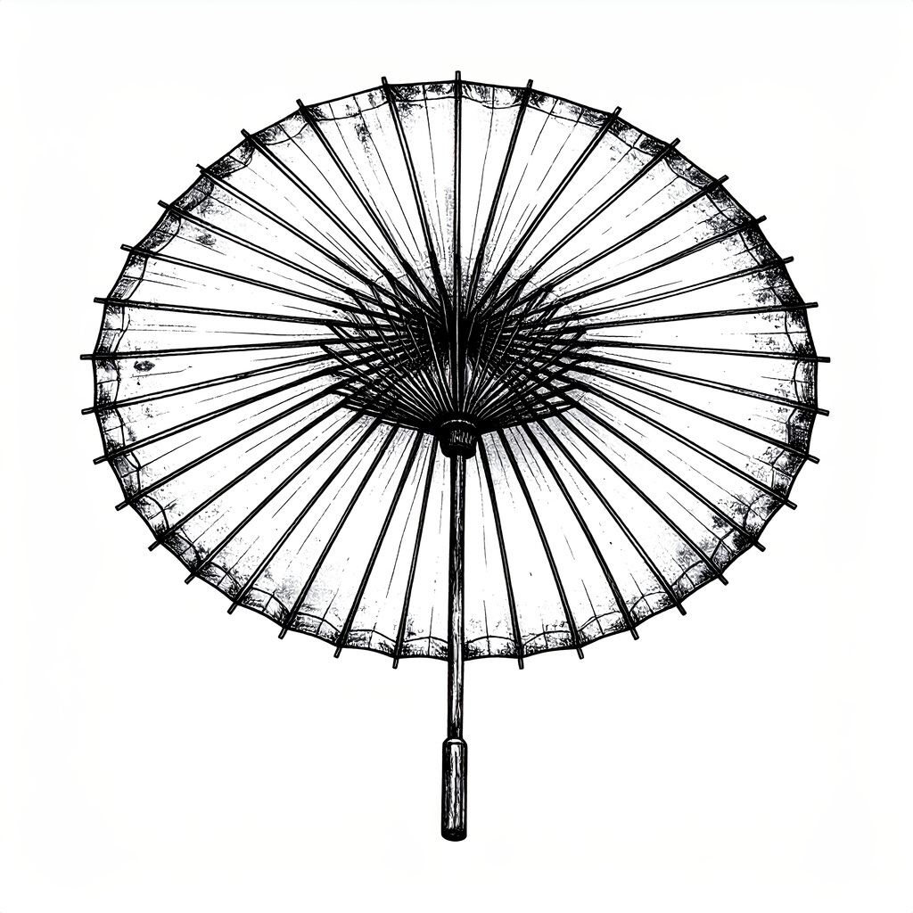 【SNSアイコン】余白筆 墨画 - 伝統の和文化モチーフ集