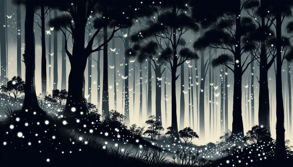 【和風】余白筆 夏の風物詩 - 墨絵の情景素材パック