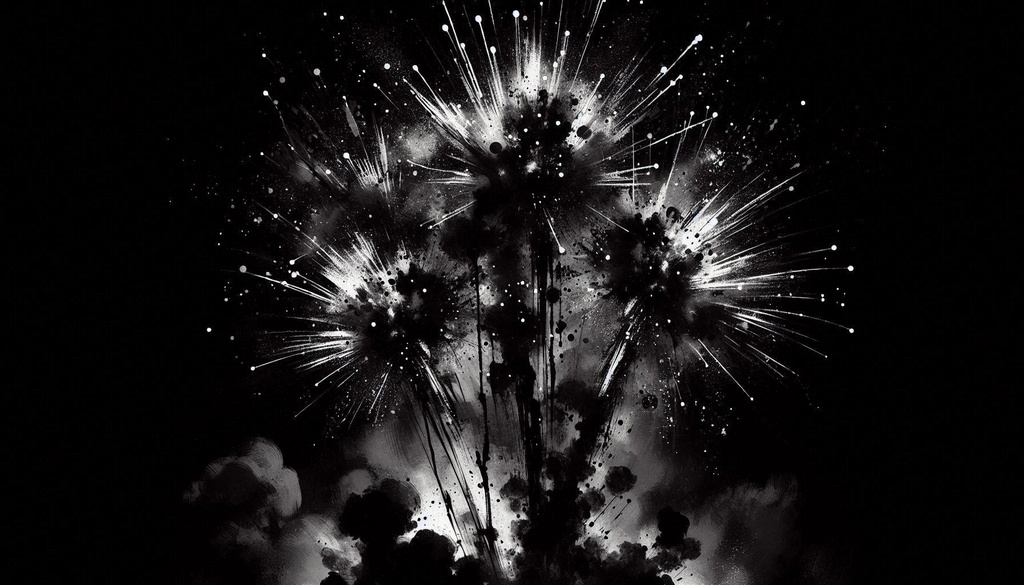 【和風】余白筆 夏の風物詩 - 墨絵の情景素材パック