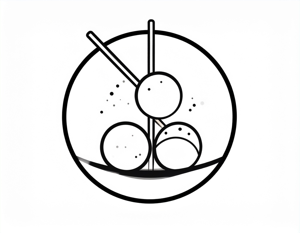 余白筆 - 残暑から秋へ、和風情景素材パック