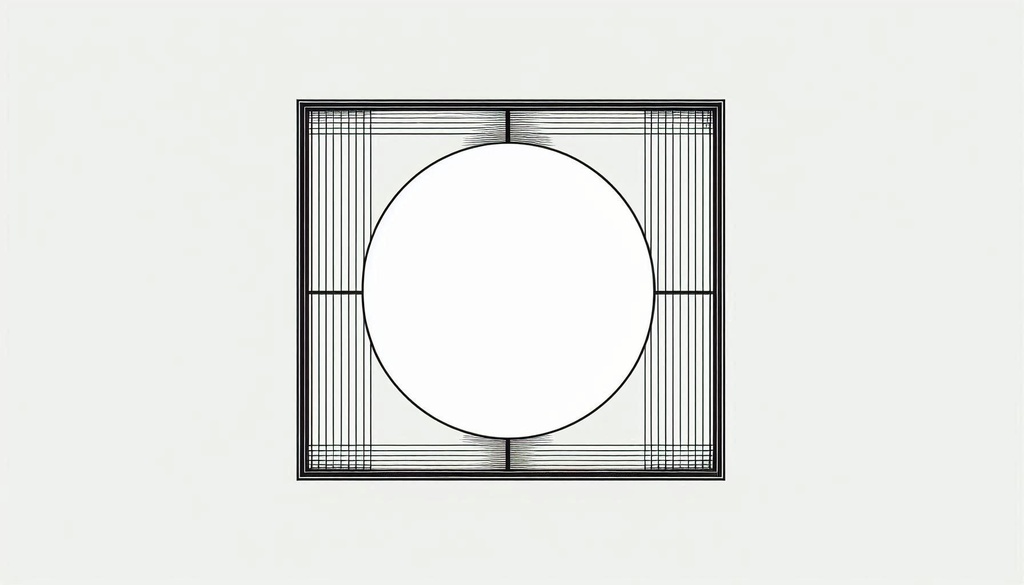 深遠なる白:冬の訪れと内省の墨画