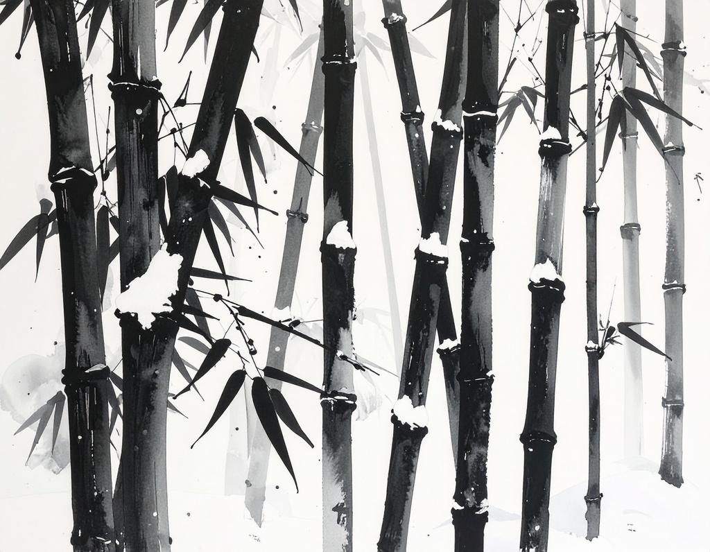 静謐の迎春:墨の余白が整える新年アート10選