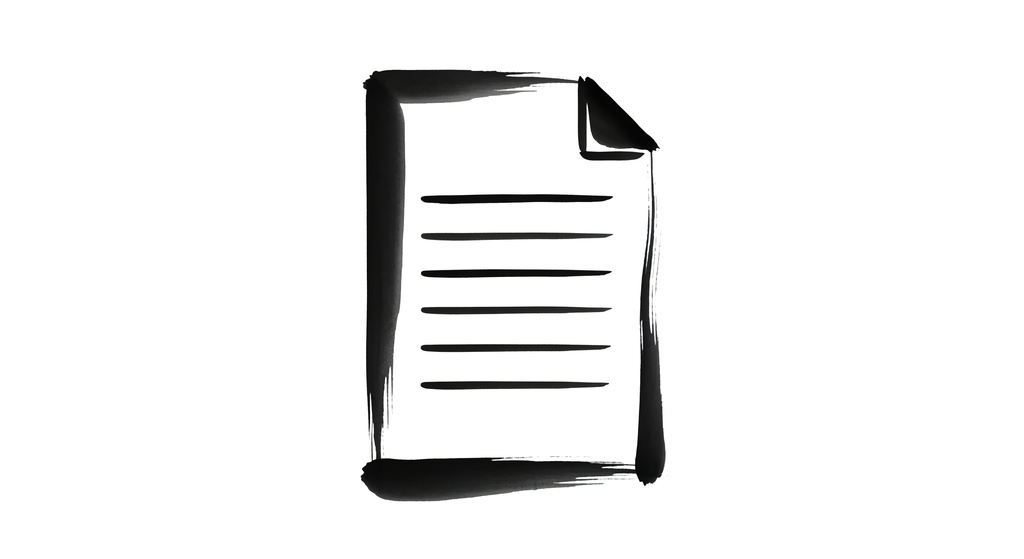 ブログ・note用 墨絵アイコン素材 30点セット|商用OK・背景透過PNG