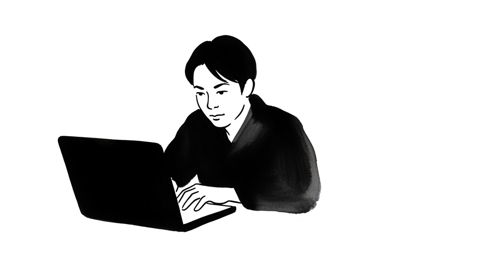 ブログ・note用 墨絵アイコン素材 30点セット|商用OK・背景透過PNG