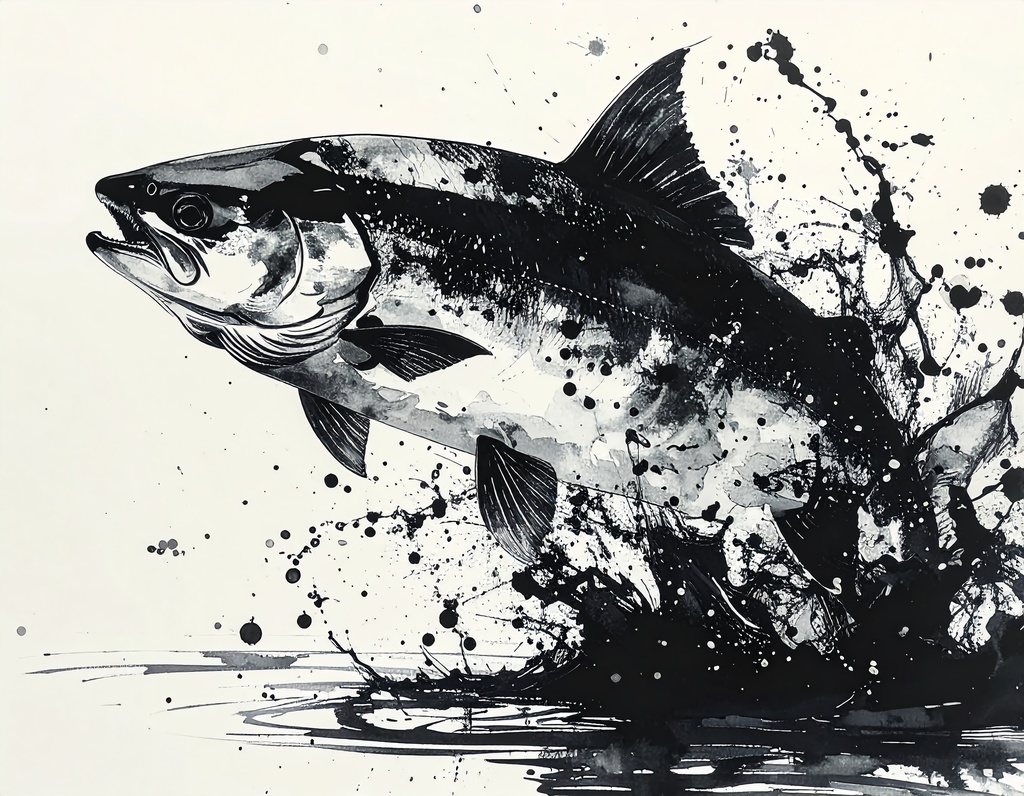 余白筆 - 水鏡(みずかがみ):水面に映る和の情景素材集