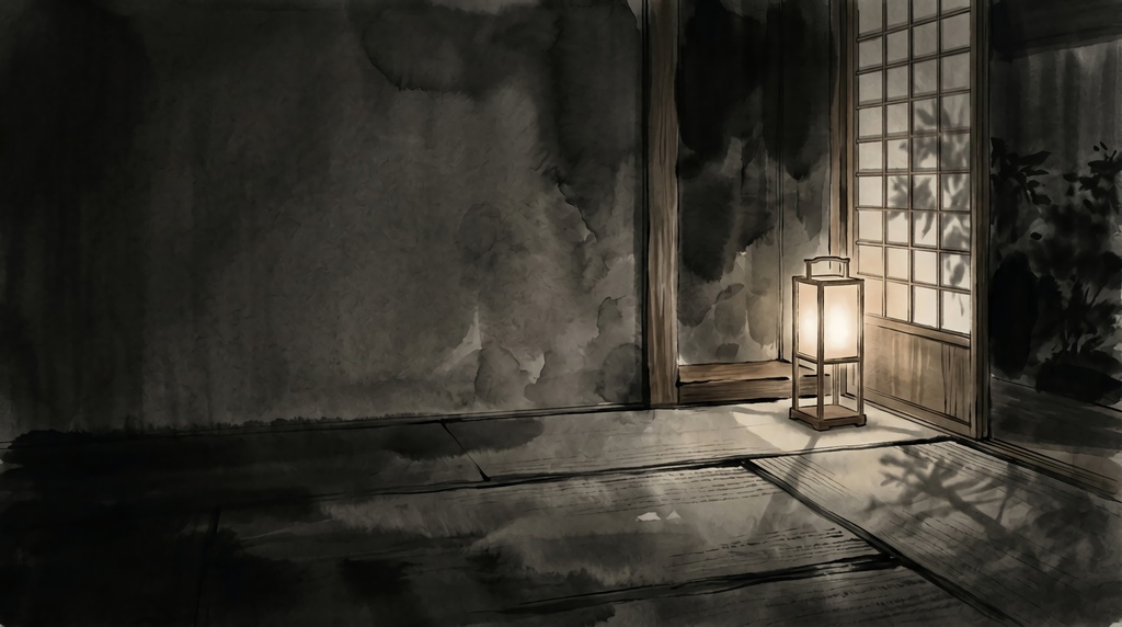 【TRPG・配信背景】宵涼(よいすずみ)|夏夜と怪談の和風墨絵背景素材集 10枚セット