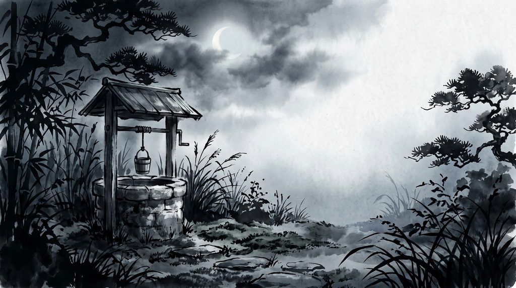 【TRPG・配信背景】宵涼(よいすずみ)|夏夜と怪談の和風墨絵背景素材集 10枚セット