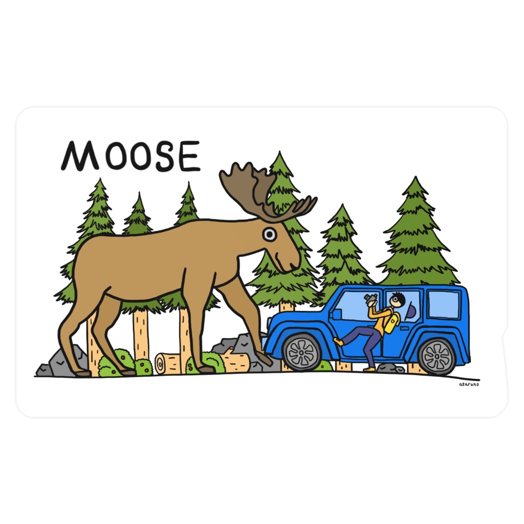 ヘラジカ moose (カラー)