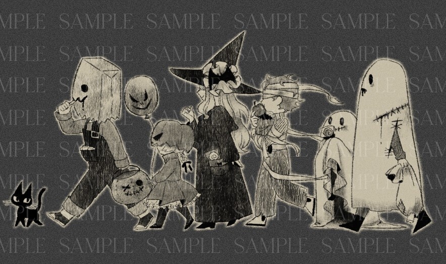 ハロウィンイラスト + おまけ
