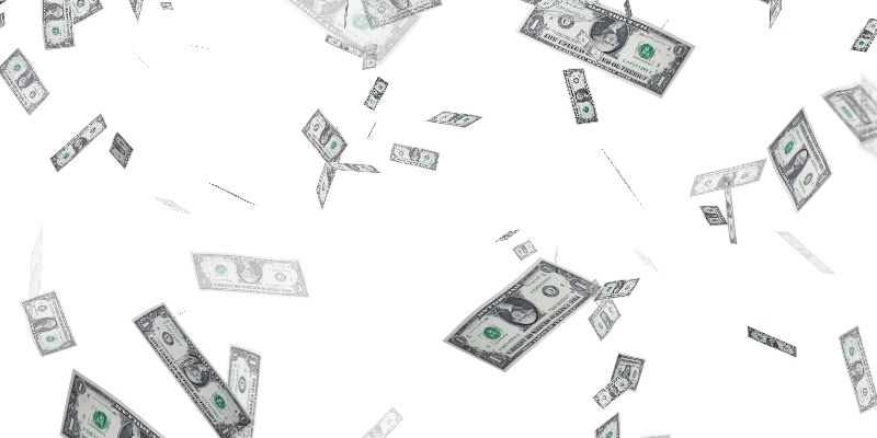 【無料】飛んでくる金