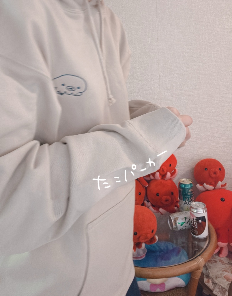 🐙パーカー