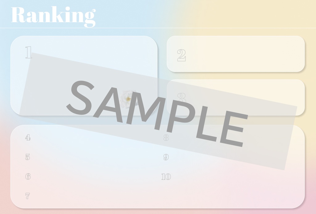 2025年1月はじまりデジタルプランナー◯monthly|Ranking|Okiniiri|Note◯