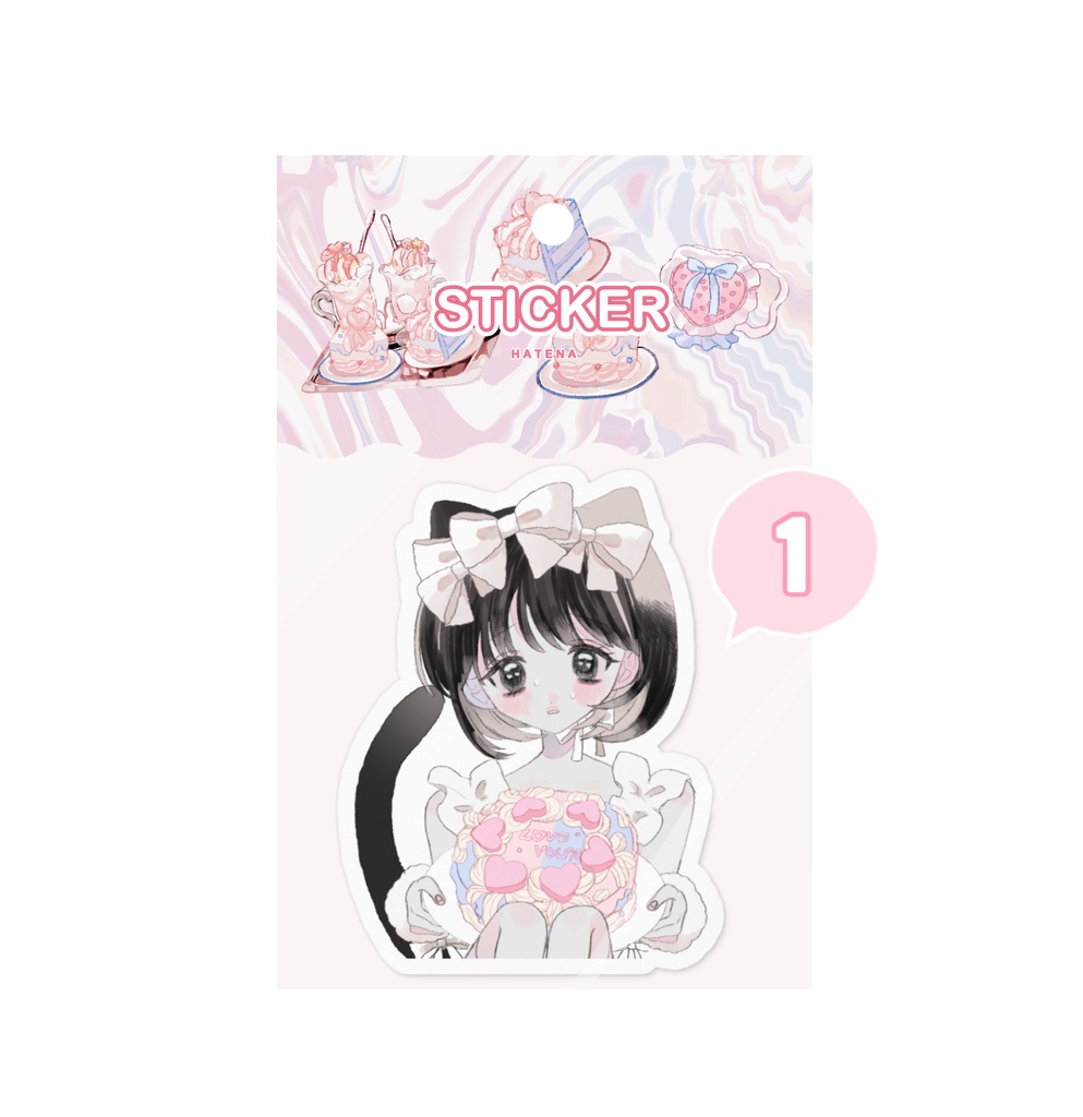 はてなのおんなのこ☆ステッカー