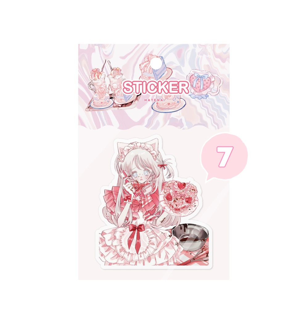 はてなのおんなのこ☆ステッカー
