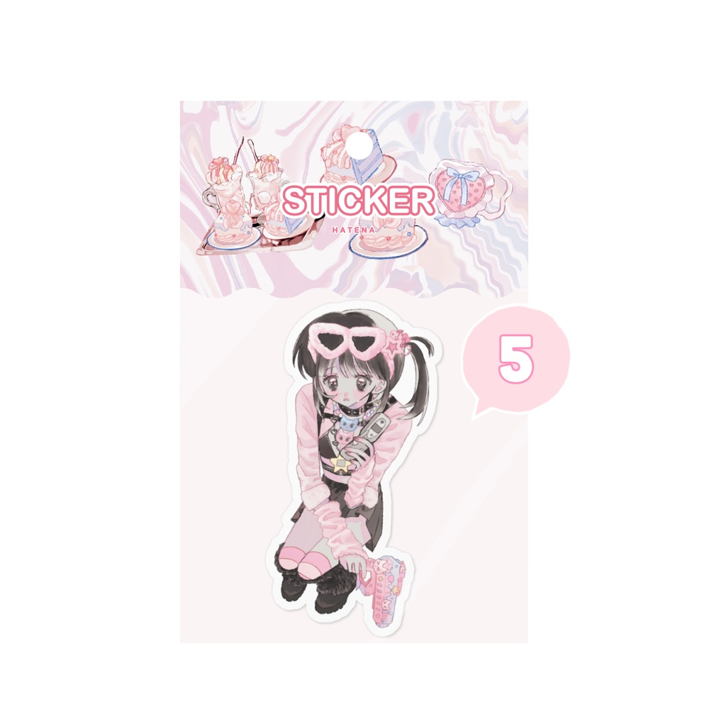 はてなのおんなのこ☆ステッカー