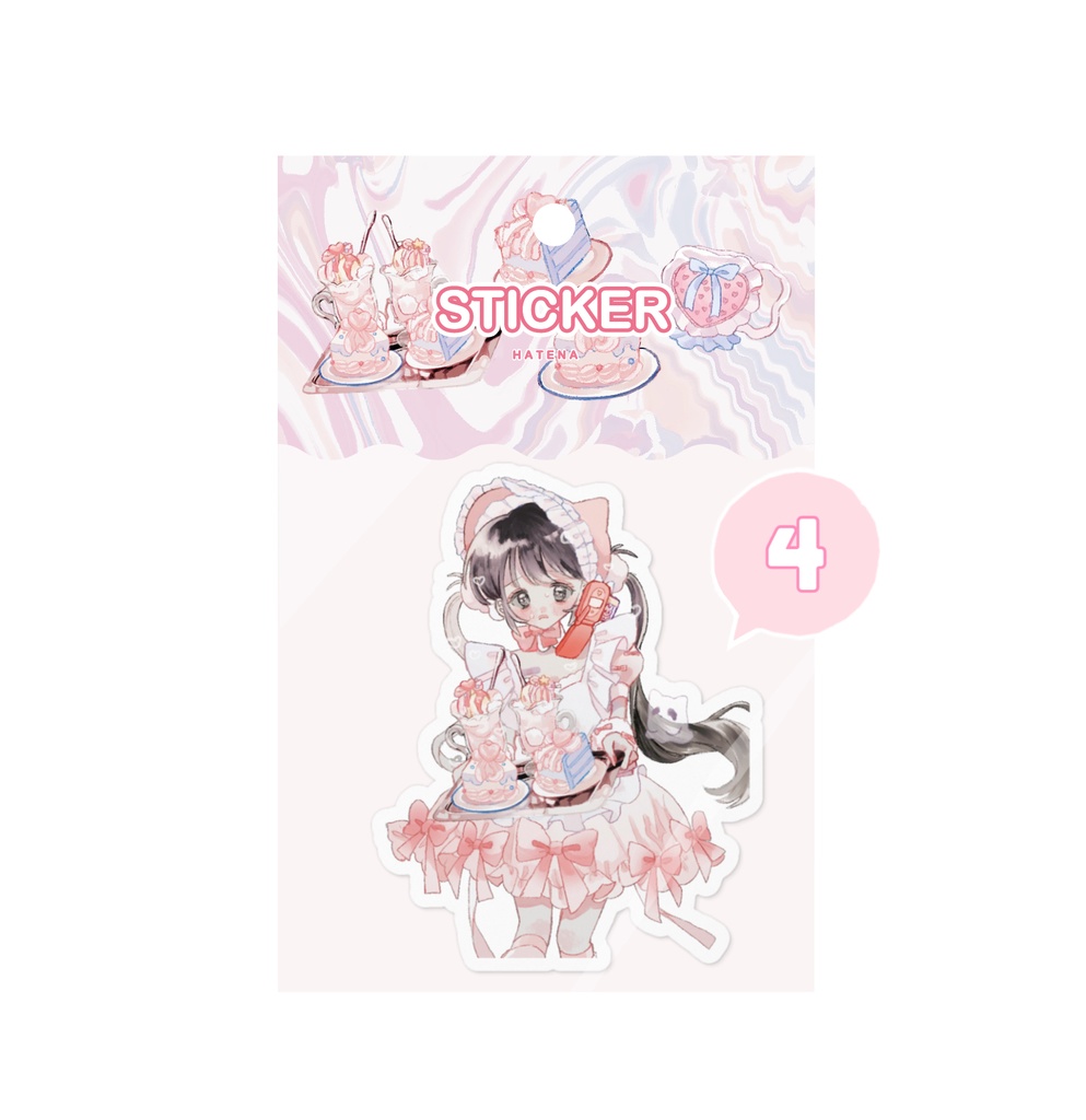 はてなのおんなのこ☆ステッカー