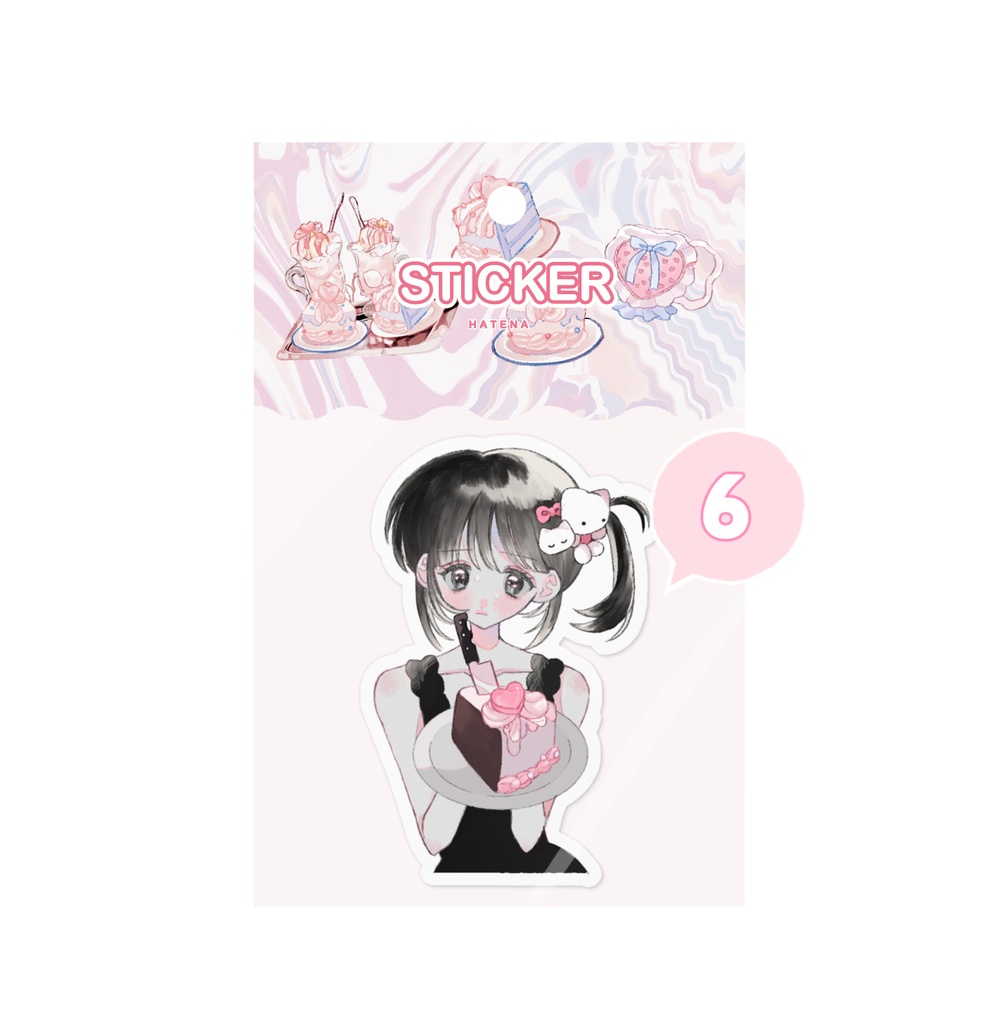 はてなのおんなのこ☆ステッカー