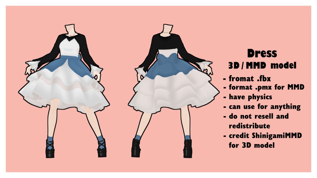3D/MMD - Dress