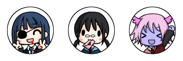 創作キャラ缶マグネット
