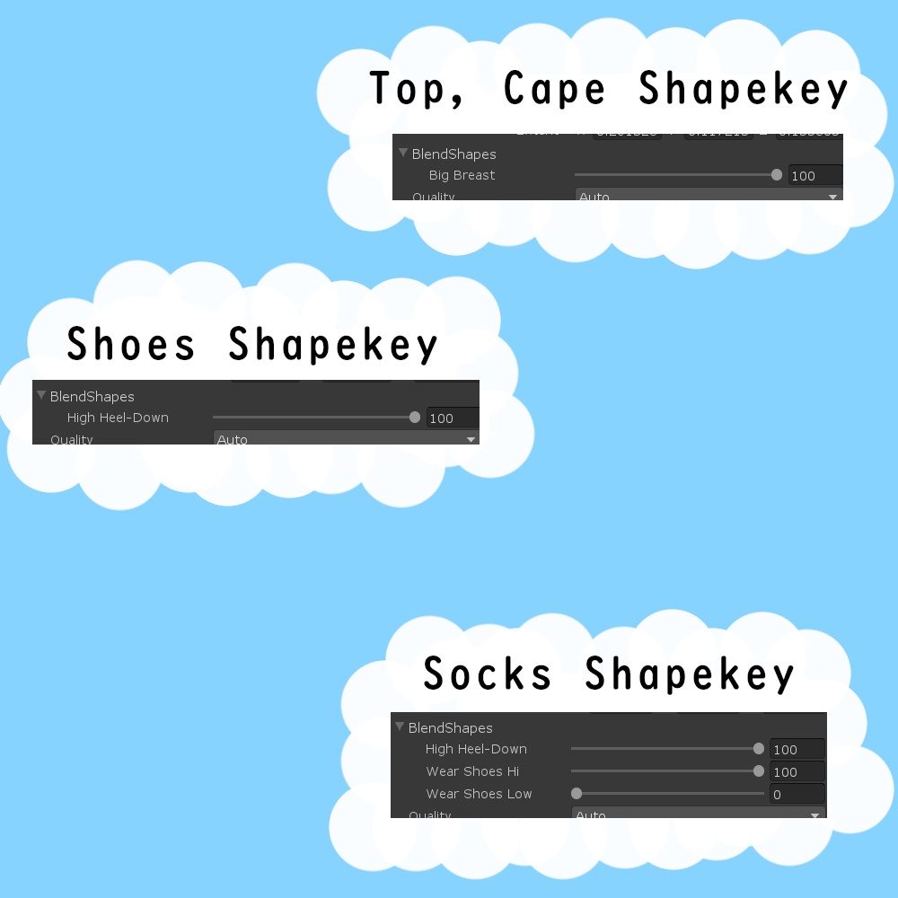 竜胆と舞夜用衣装クリスマスジョイ || Rindo and Maya Christmas Joy Outfit