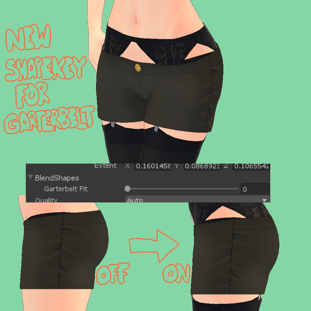 *v1.6*【複数アバター対応】シンプルショーツ || (Multiple Avatars Supported)  Simple Shorts